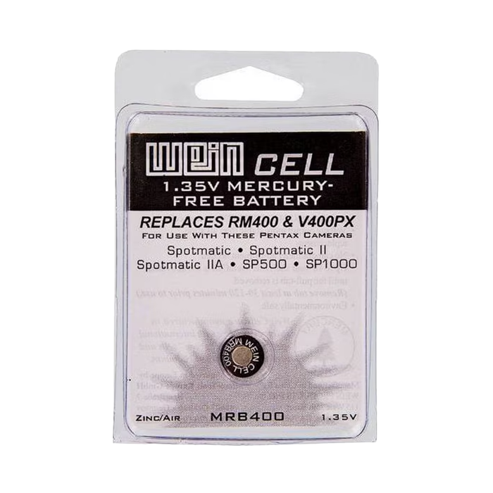 WeinCell MRB-400 1.35V Zinc/Air Mercury Replacement Power Battery for RM400R or V400PX
