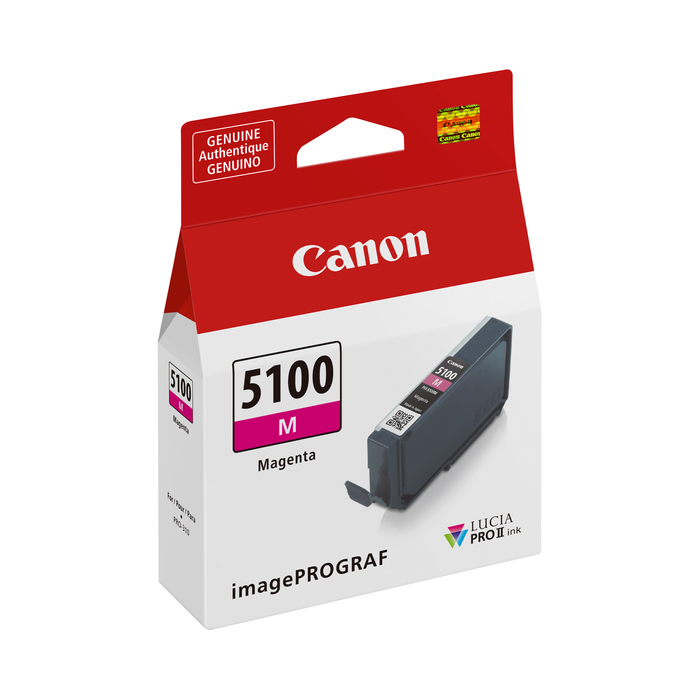Canon PFI-5100 Magenta Lucia PRO II Ink Cartridge - 14.4mL