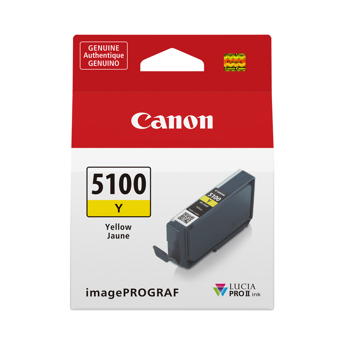Canon PFI-5100 Yellow Lucia PRO II Ink Cartridge - 14.4mL