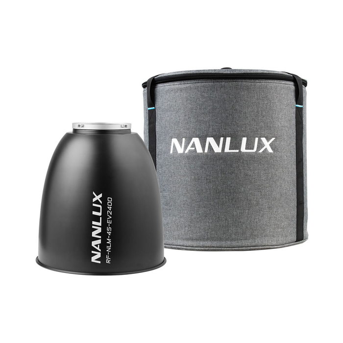 Nanlux Evoke 2400B Bi-Color LED Monolight Kit with 45° Reflector and Full System Flight Case