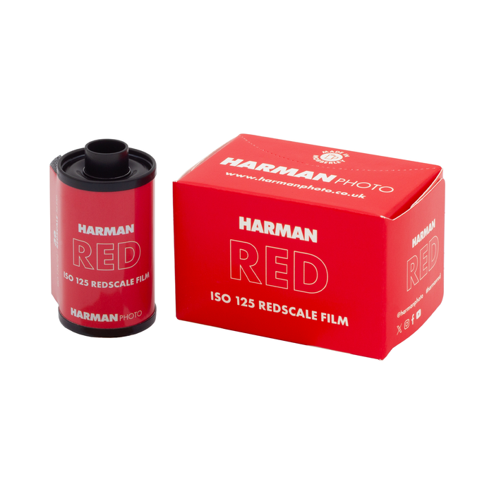 Harman Red 125 Redscale Color Negative - 35mm Film, 36 Exposures, Single Roll