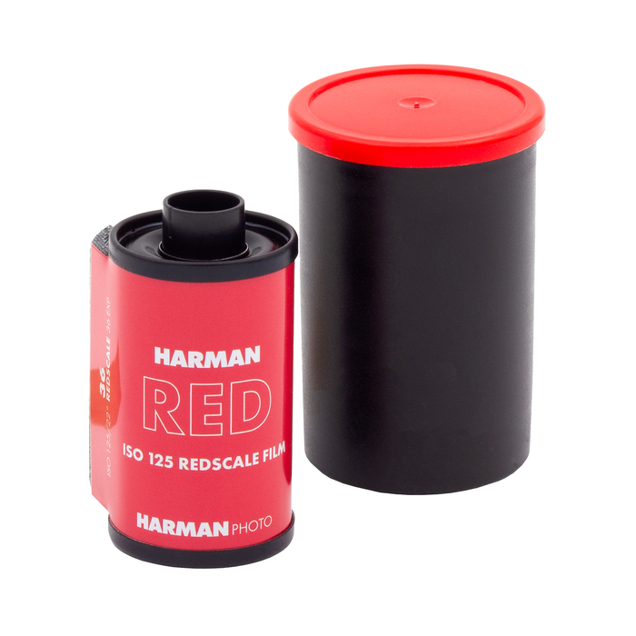 Harman Red 125 Redscale Color Negative - 35mm Film, 36 Exposures, Single Roll