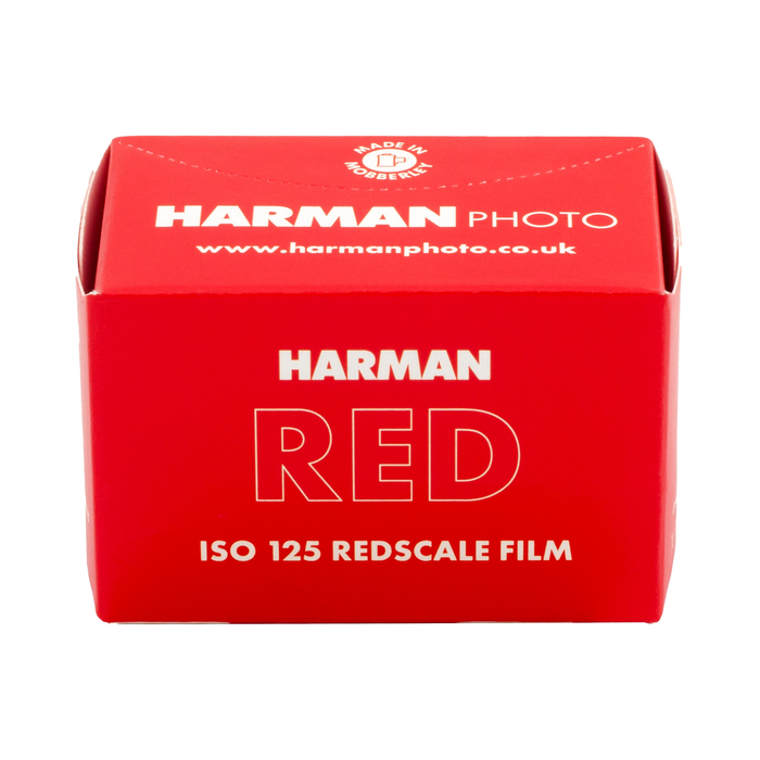 Harman Red 125 Redscale Color Negative - 35mm Film, 36 Exposures, Single Roll
