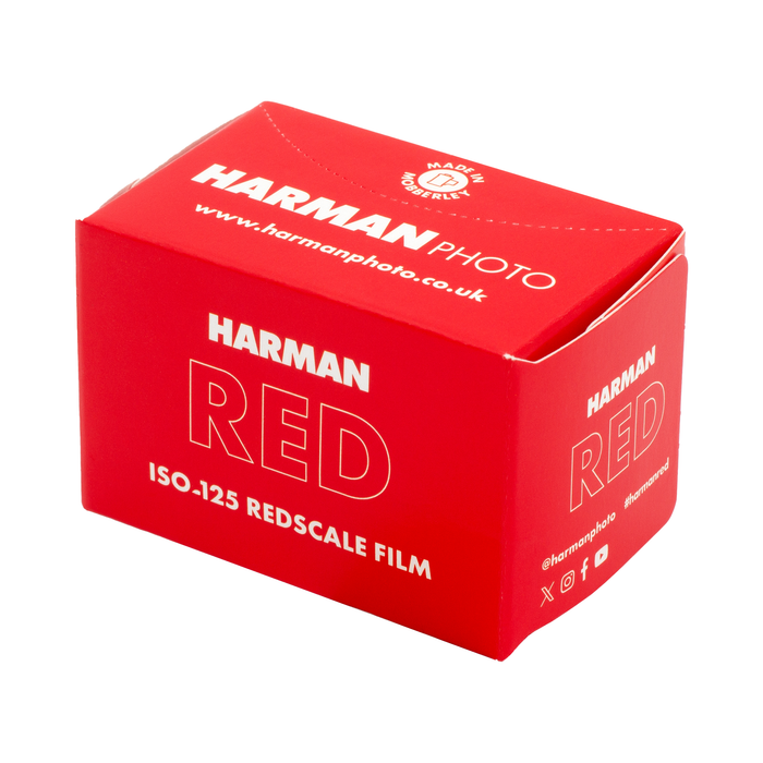Harman Red 125 Redscale Color Negative - 35mm Film, 36 Exposures, Single Roll