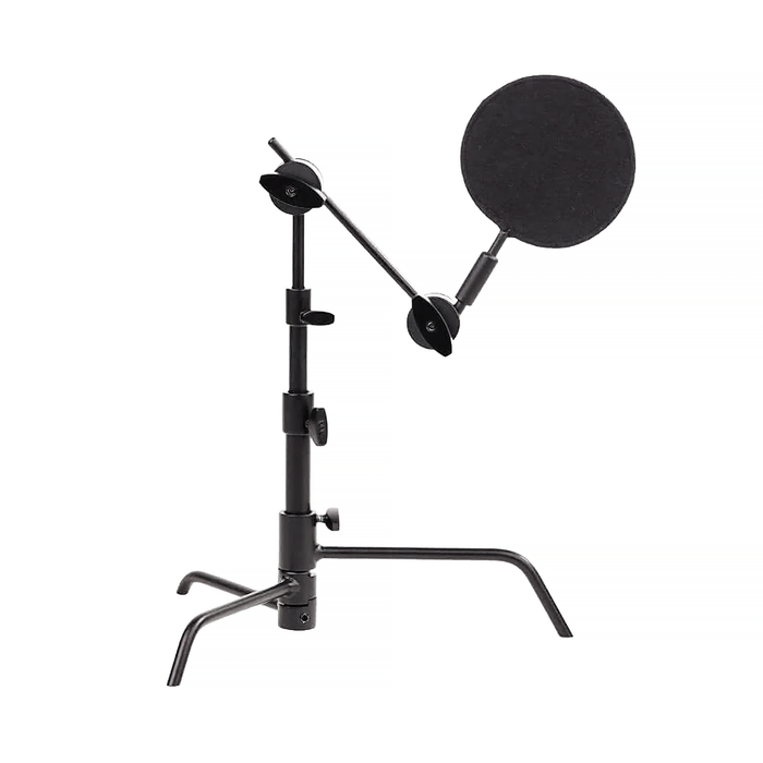 Matthews 5" Pocket C-Stand with 1/4"-20 Adapter Black