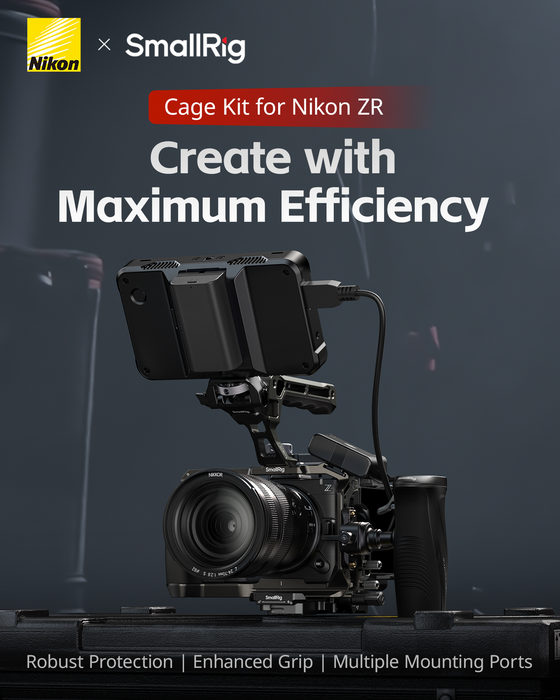 SmallRig Camera Cage Kit for Nikon ZR with Top Handle 5647