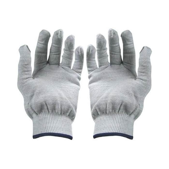 Kinetronics Anti-Static Gloves, Large - White (1 Pair)