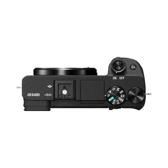 Sony Alpha a6400 Mirrorless Camera with 16-50mm f/3.5-5.6 II Lens