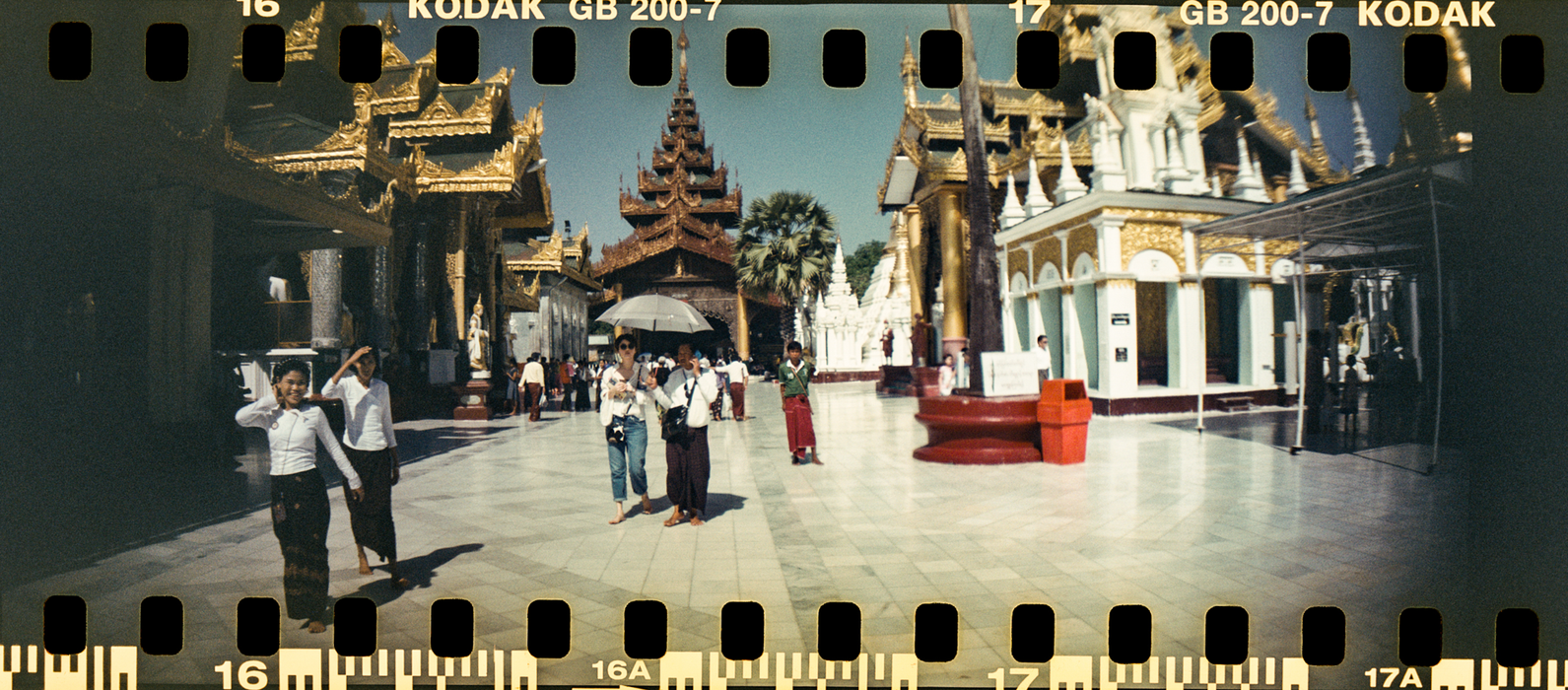 Lomography Sprocket Rocket 35mm Panoramic Film Camera - Peacock