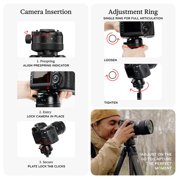 Peak Design Pro Carbon Fiber Tripod with Ball Head
