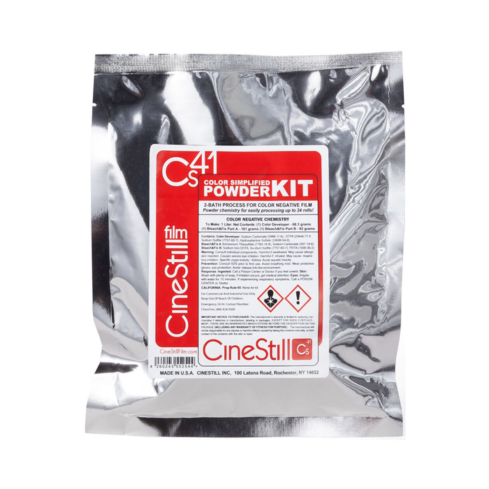 CineStill Cs41 "Color Simplified" 2-Bath Kit Powder Developing Kit for C-41 Color Film