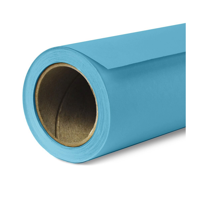 Savage #75 True Blue Seamless Background Paper 107" x 36' - In Store Pick Up Only