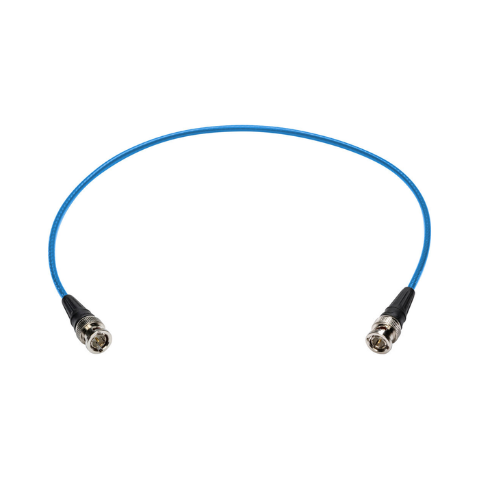 Laird Digital Cinema Belden 4855R BNC to BNC 12G-SDI/4K Mini-RG59 UHD Single Link BNC Cable, 25' - Blue
