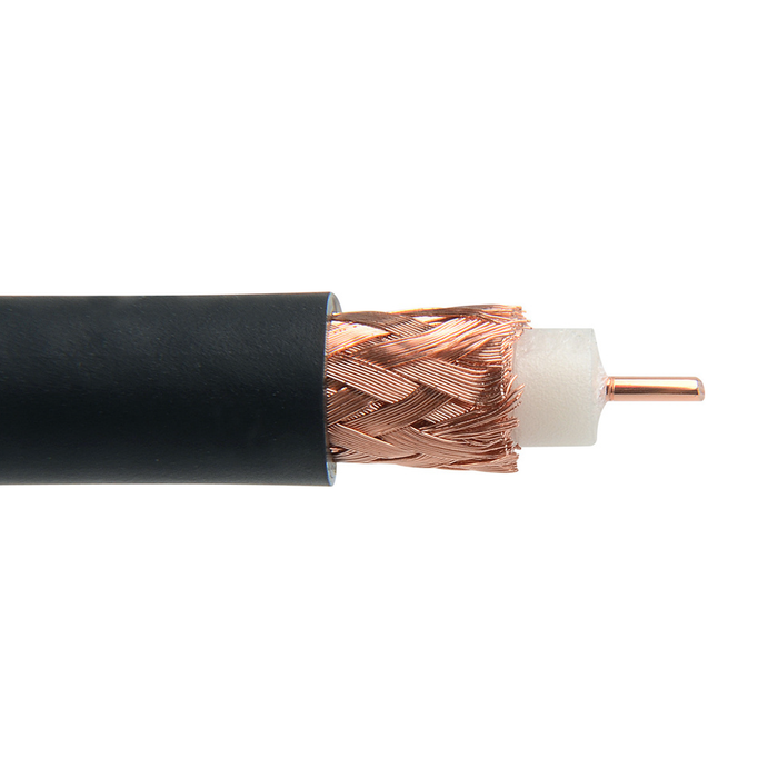 Laird Digital Cinema Belden 4855R BNC to BNC 12G-SDI/4K Mini-RG59 UHD Single Link BNC Cable, 25' - Blue