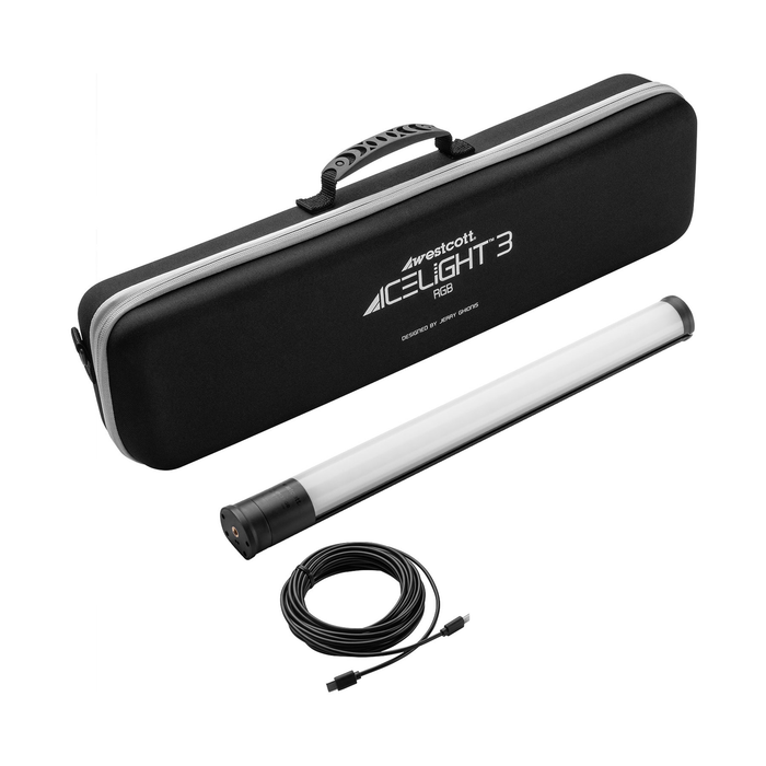 Westcott Ice Light 3 RGBWW LED Tube Light AC Power Kit
