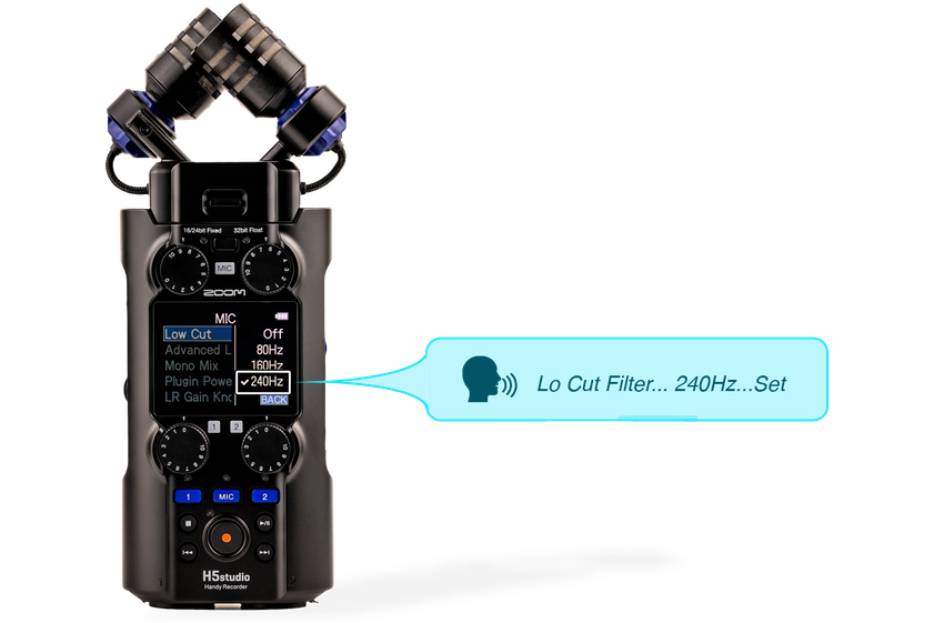 Zoom H5studio 4-Track Handy Recorder with 32-Bit Float Recording