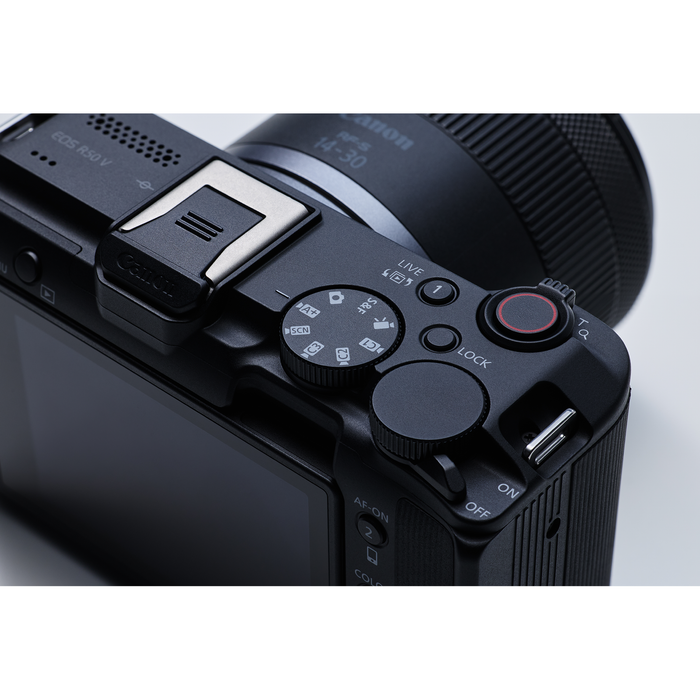 Canon EOS R50 V Mirrorless Camera with RF-S 14-30mm f/4-6.3 IS STM PZ Lens