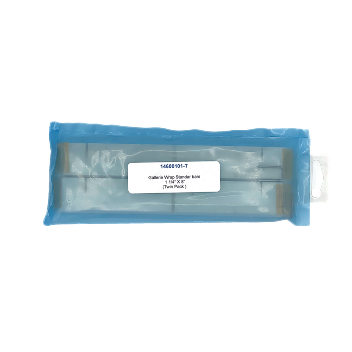 Hahnemühle Gallerie Wrap Standard Bars, 1.25" x 8" - Twin Pack with Corner Braces