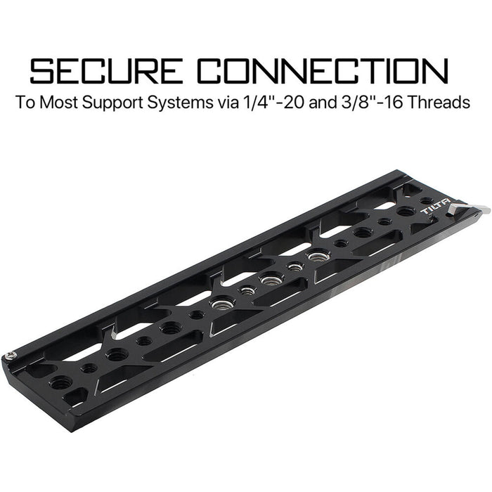 Tilta 10" Standard Lightweight Dovetail Plate - Black