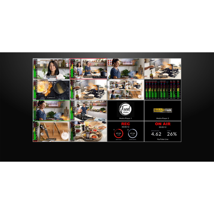 Blackmagic Design ATEM Television Studio 4K8 Professional Live Production Switcher
