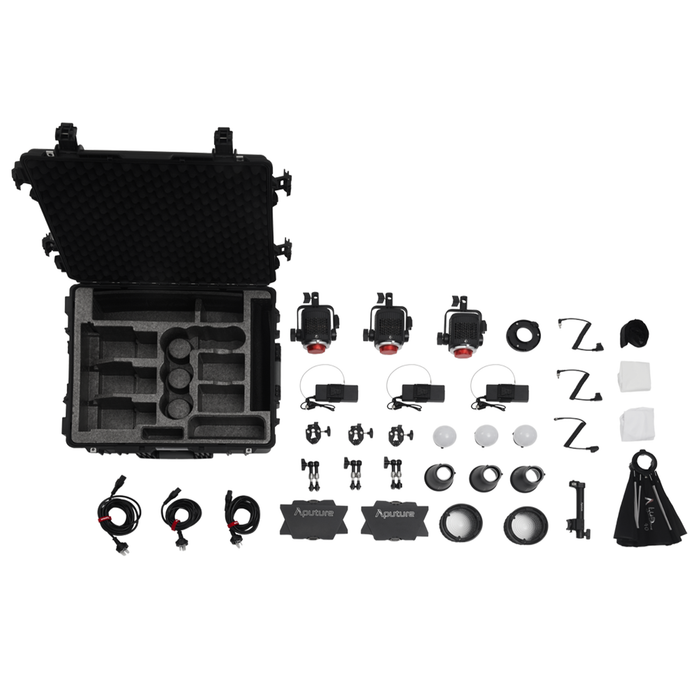 Aputure Storm 80c LED Monolight 3-Light Kit