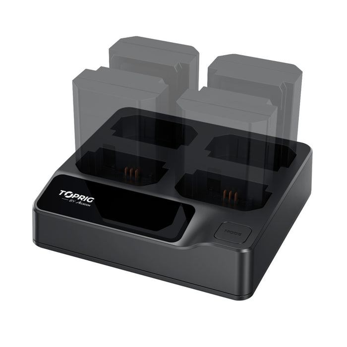 Accsoon TopRig 100W 4-Bay NP-FZ100 Fast Charger