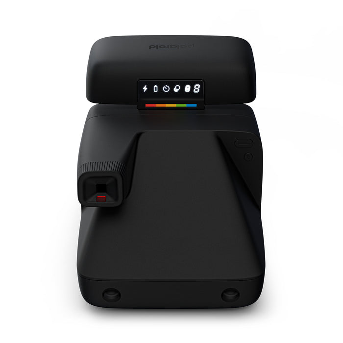 Polaroid Flip Instant Camera & Color Film Bundle (8 Photos) - Black