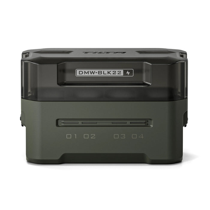 Tilta Portable 4-Bay Charging Station for Lumix DMW-BLK22 Batteries – Green