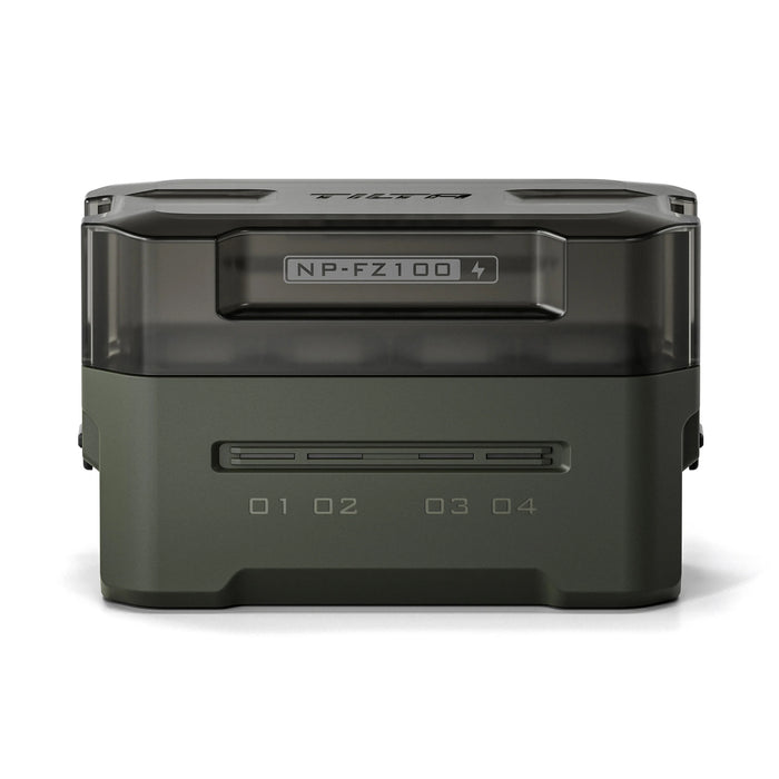 Tilta Portable 4-Bay Charging Station Kit with Sony NP-FZ100 Batteries – Green