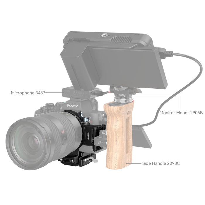SmallRig Rotatable Horizontal-to-Vertical Mount Plate Kit for Select Sony A-Series, FX3 & FX30 Cameras 4244