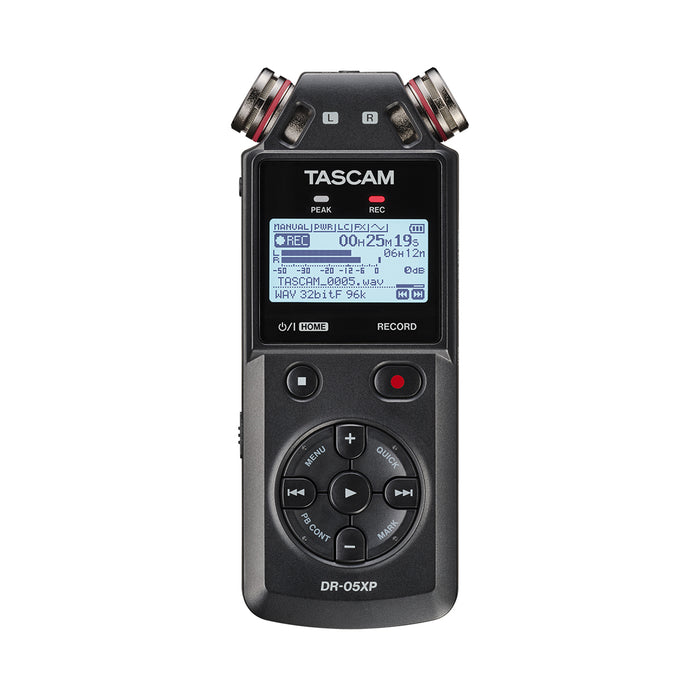 Tascam DR-05XP 2-Channel 32-Bit Float Portable Handheld Recorder