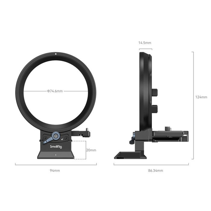 SmallRig Rotatable Horizontal-to-Vertical Mount Plate Kit for Select Canon R-Series Cameras 4300