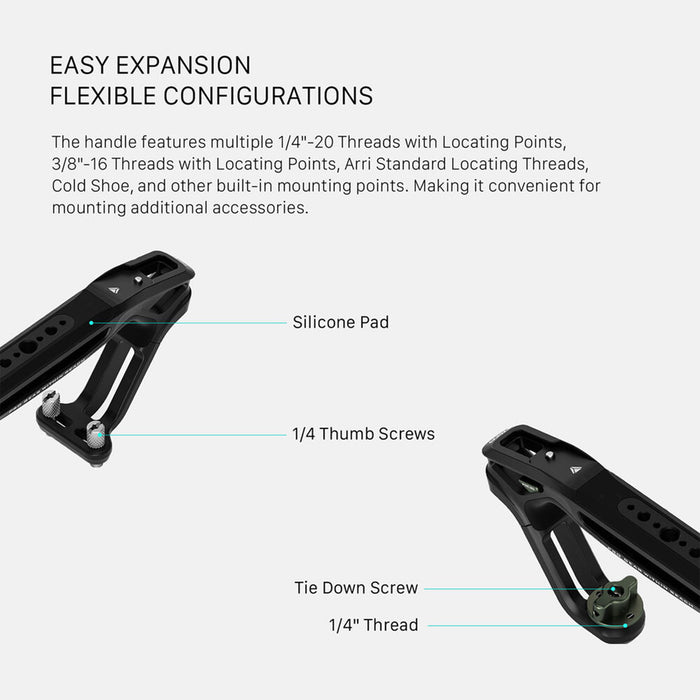 Tilta Xeno Top Handle with NATO Clamp - Black