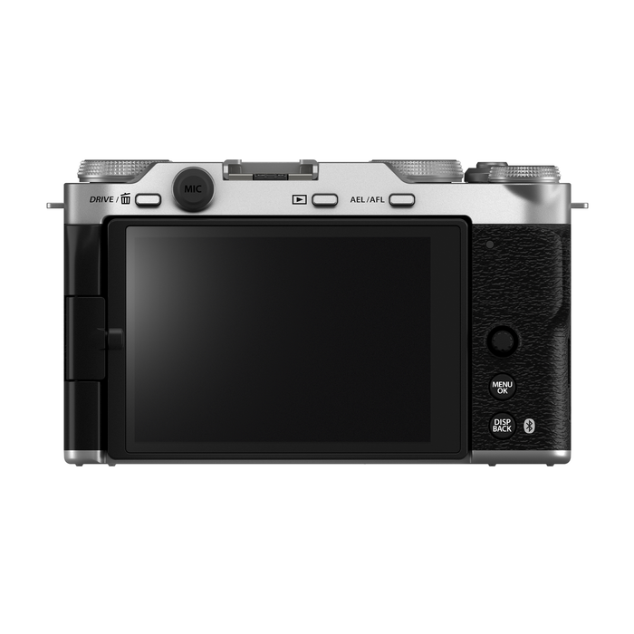 Fujifilm X-M5 Mirrorless Camera with XC 15-45mm f/3.5-5.6 OIS PZ Lens - Silver