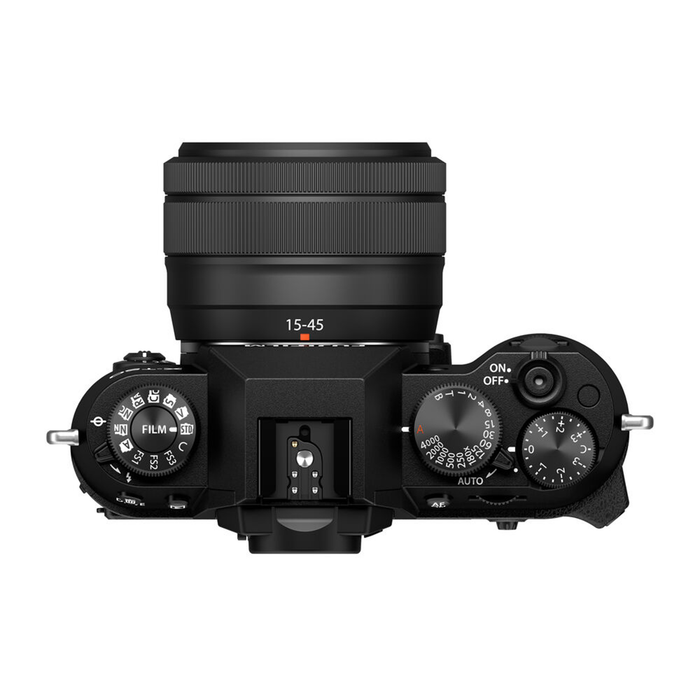 Fujifilm X-T50 Mirrorless Camera with XC 15-45mm f/3.5-5.6 OIS PZ Lens - Black