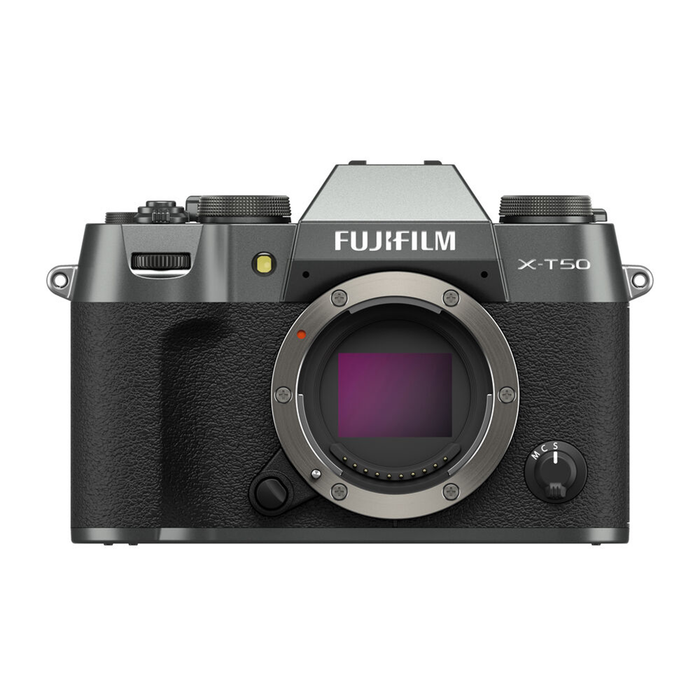 Fujifilm X-T50 Mirrorless Camera with XC 15-45mm f/3.5-5.6 OIS PZ Lens - Charcoal Silver