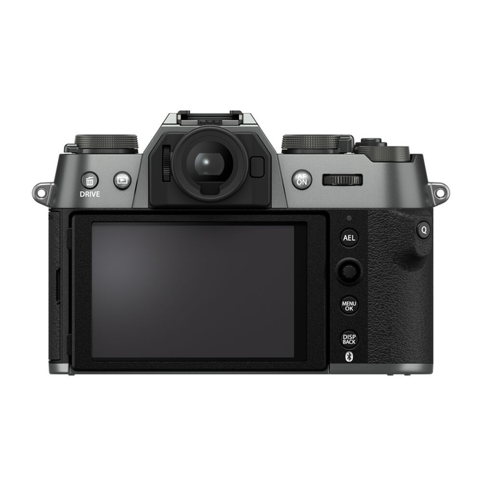 Fujifilm X-T50 Mirrorless Camera with XC 15-45mm f/3.5-5.6 OIS PZ Lens - Charcoal Silver