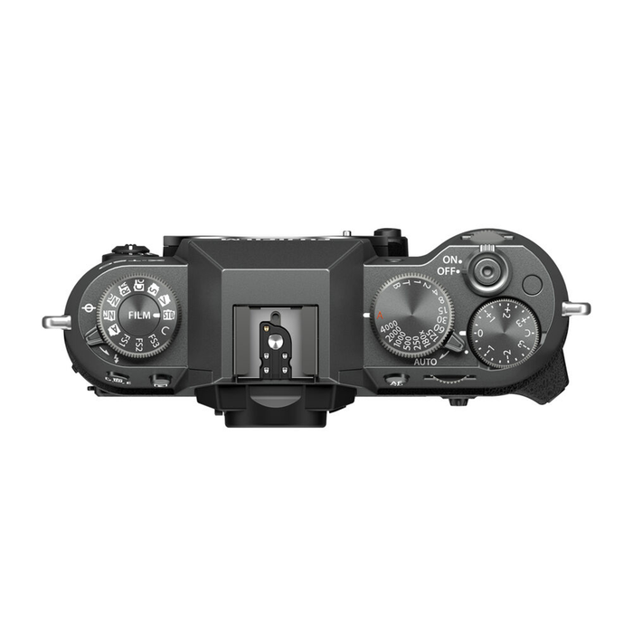 Fujifilm X-T50 Mirrorless Camera with XC 15-45mm f/3.5-5.6 OIS PZ Lens - Charcoal Silver