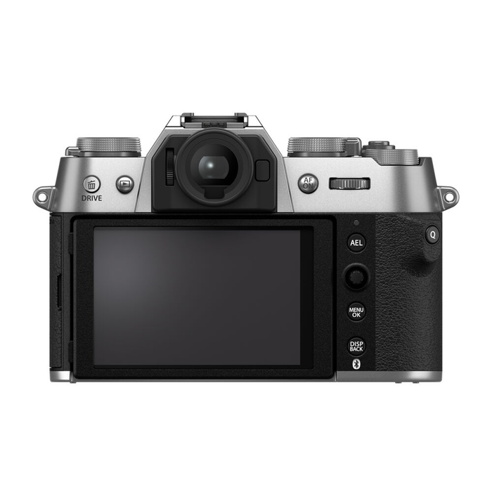 Fujifilm X-T50 Mirrorless Camera with XC 15-45mm f/3.5-5.6 OIS PZ Lens - Silver