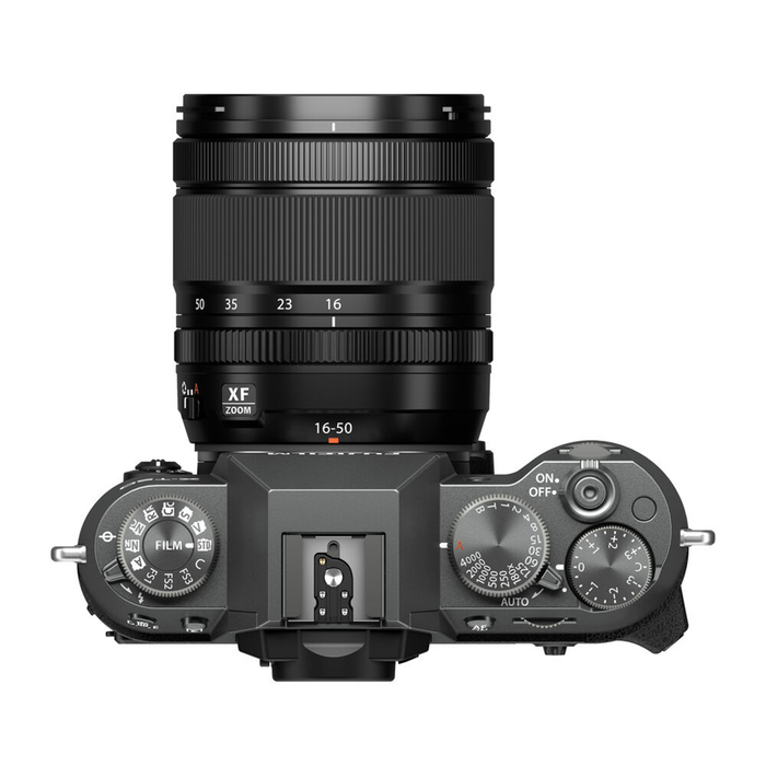 Fujifilm X-T50 Mirrorless Camera with XF 16-50mm f/2.8-4.8 R LM WR Lens - Charcoal Silver
