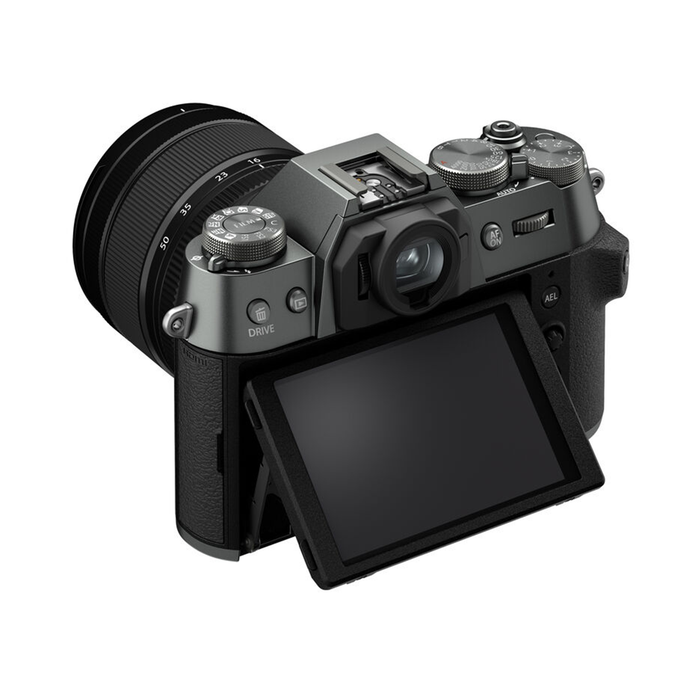 Fujifilm X-T50 Mirrorless Camera with XF 16-50mm f/2.8-4.8 R LM WR Lens - Charcoal Silver