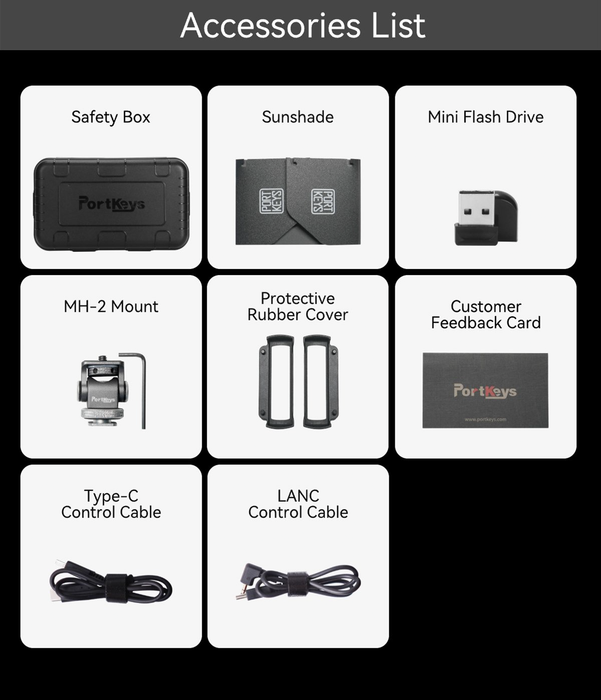 Portkeys LH5C 5.4″ Camera Control Monitor