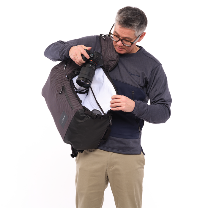 Shimoda Sidecountry 28 Backpack Starter Kit with Medium Modular Top Loader - Black/White