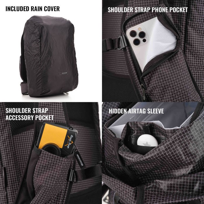 Shimoda Sidecountry 28 Backpack Starter Kit with Medium Modular Top Loader - Black/White