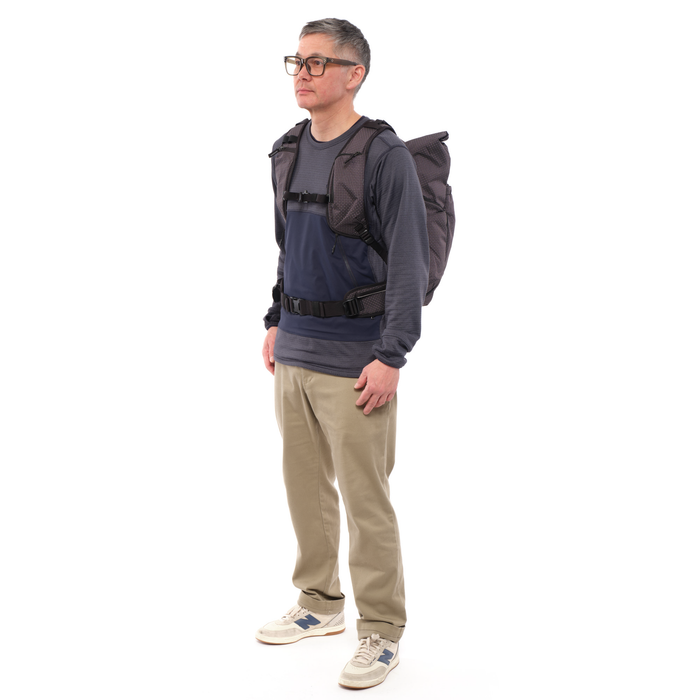 Shimoda Side Lite 22 Backpack Starter Kit with Medium Modular Top Loader - Black/White