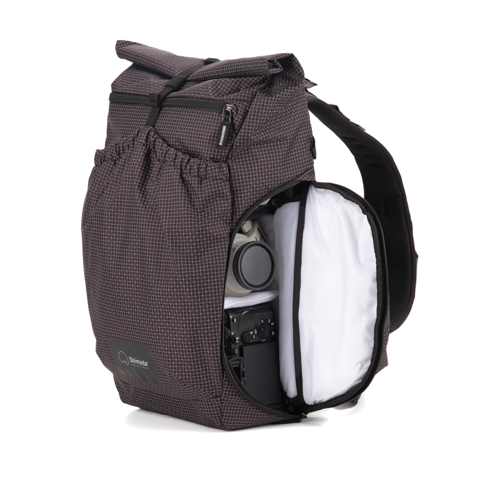 Shimoda Side Lite 22 Backpack Women's Starter Kit with Medium Modular Top Loader - Black/White