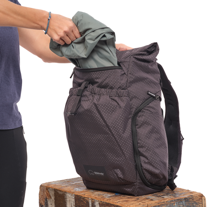 Shimoda Side Lite 22 Backpack Women's Starter Kit with Medium Modular Top Loader - Black/White