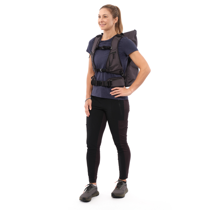 Shimoda Side Lite 22 Backpack Women's Starter Kit with Medium Modular Top Loader - Black/White