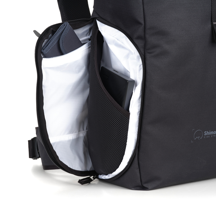 Shimoda Side Street 28 Backpack Starter Kit with Medium Modular Top Loader - Anthracite Black