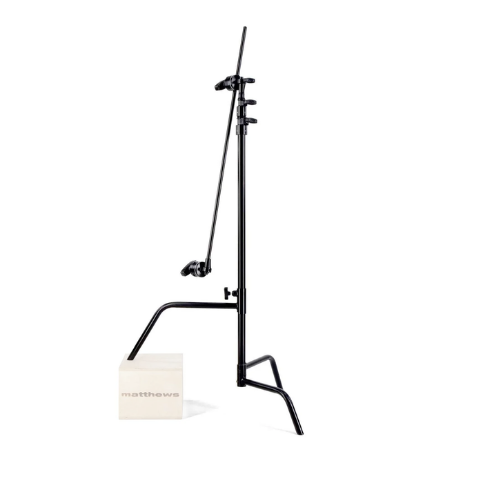 Matthews 40" C-Stand with Sliding Leg, Grip Head & Arm Black